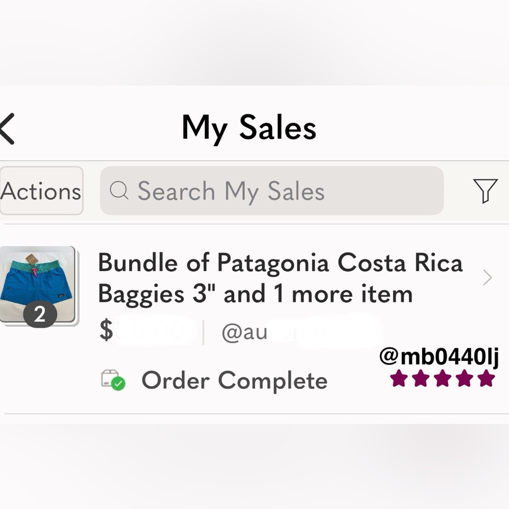 $55 Patagonia Costa Rica Baggies 3" Shorts Kids' Size XL / 14 Milkweed Mauve - Picture 2 of 10